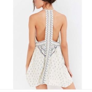 NEW Urban Outfitter Ecote Gigi T-strap Women's Mini Dress Size Small